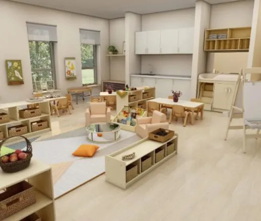 EL New Child Care Room Rendering