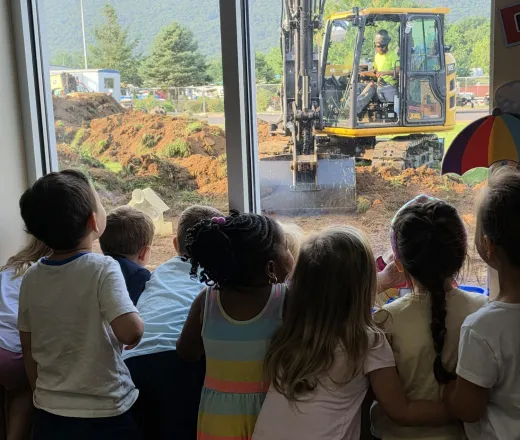 EL Preschool Watching Construction